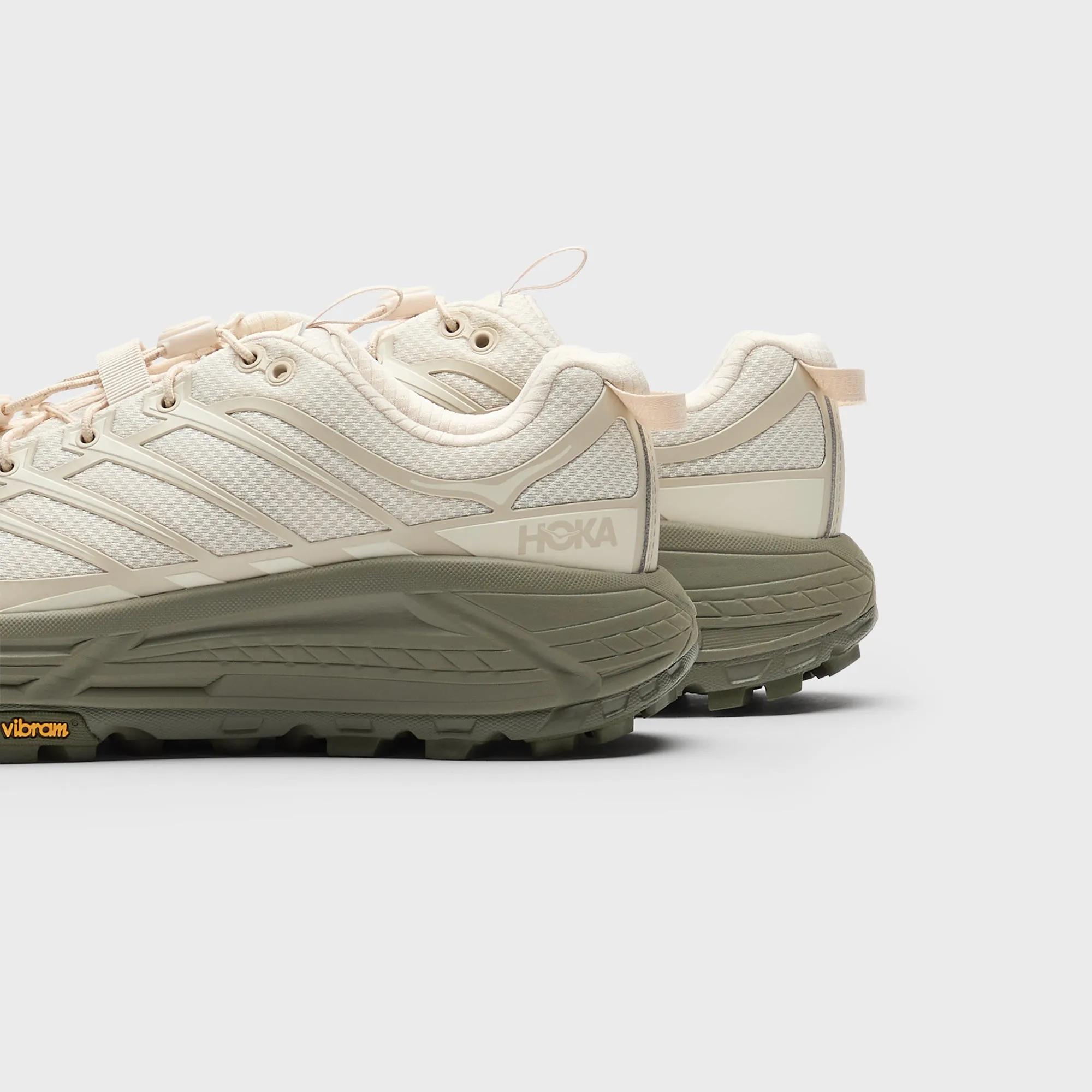 Bend Oregon Hoka Mafate Three2 - Oat Milk / Eucalyptus