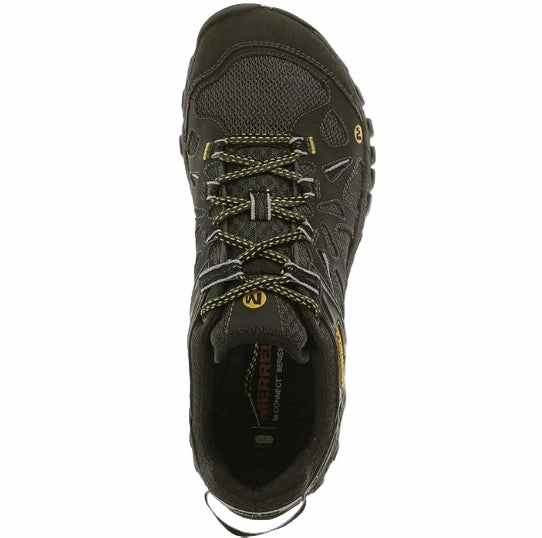 Scarpa Vs Lowa Hiking Boots Merrell Men's All Out Blaze Aero Sport Hiking Water Shoes, Black
