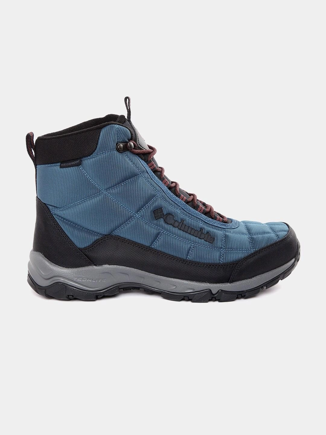 Columbia Men Blue FIRECAMP BOOT Gotcha Hiking Shoes