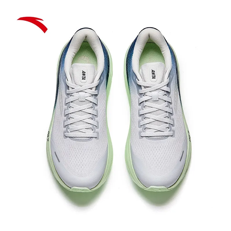 ANTA Men PG7 Travel 2 Running Shoes 1125B5546-8 -Granule Grey /Blue (Kasut Larian/Kasut Joging Lelaki)