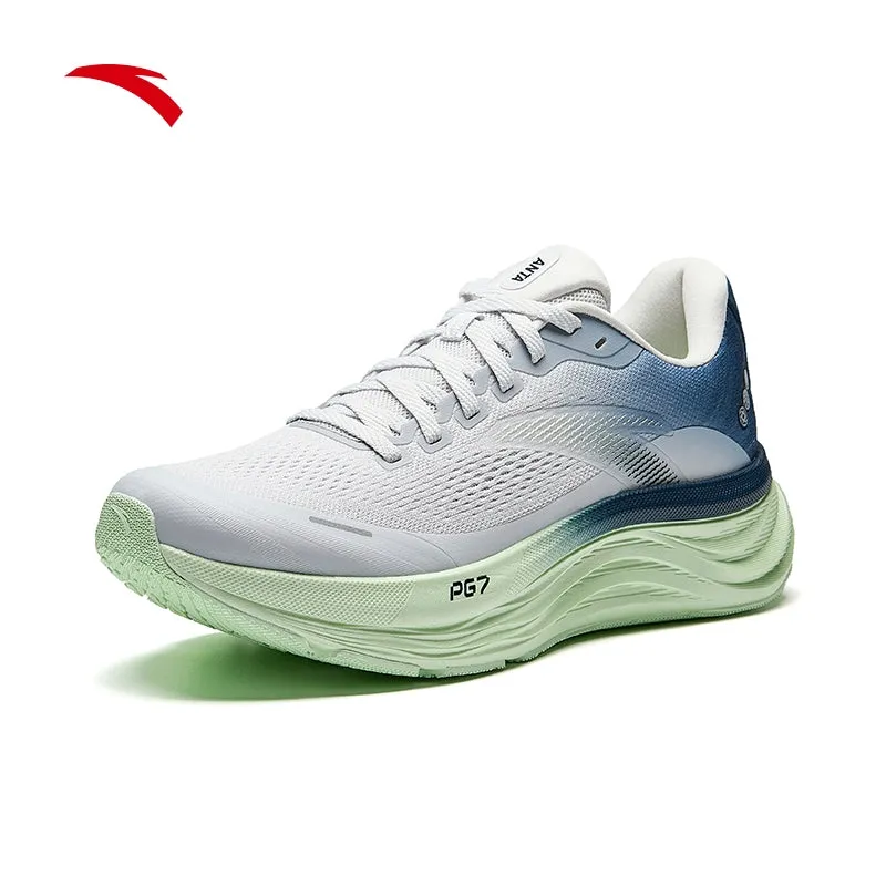 ANTA Men PG7 Travel 2 Running Shoes 1125B5546-8 -Granule Grey /Blue (Kasut Larian/Kasut Joging Lelaki)