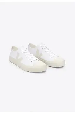 Bulky Sneakers Veja Women's  Wata II Low Organic Cotton Sneaker Shoe | White