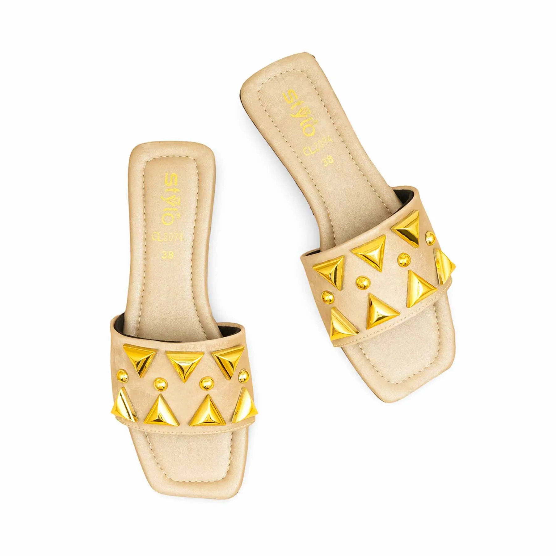 Golden Casual Slipper For Women CL2074 Turtle Slippers