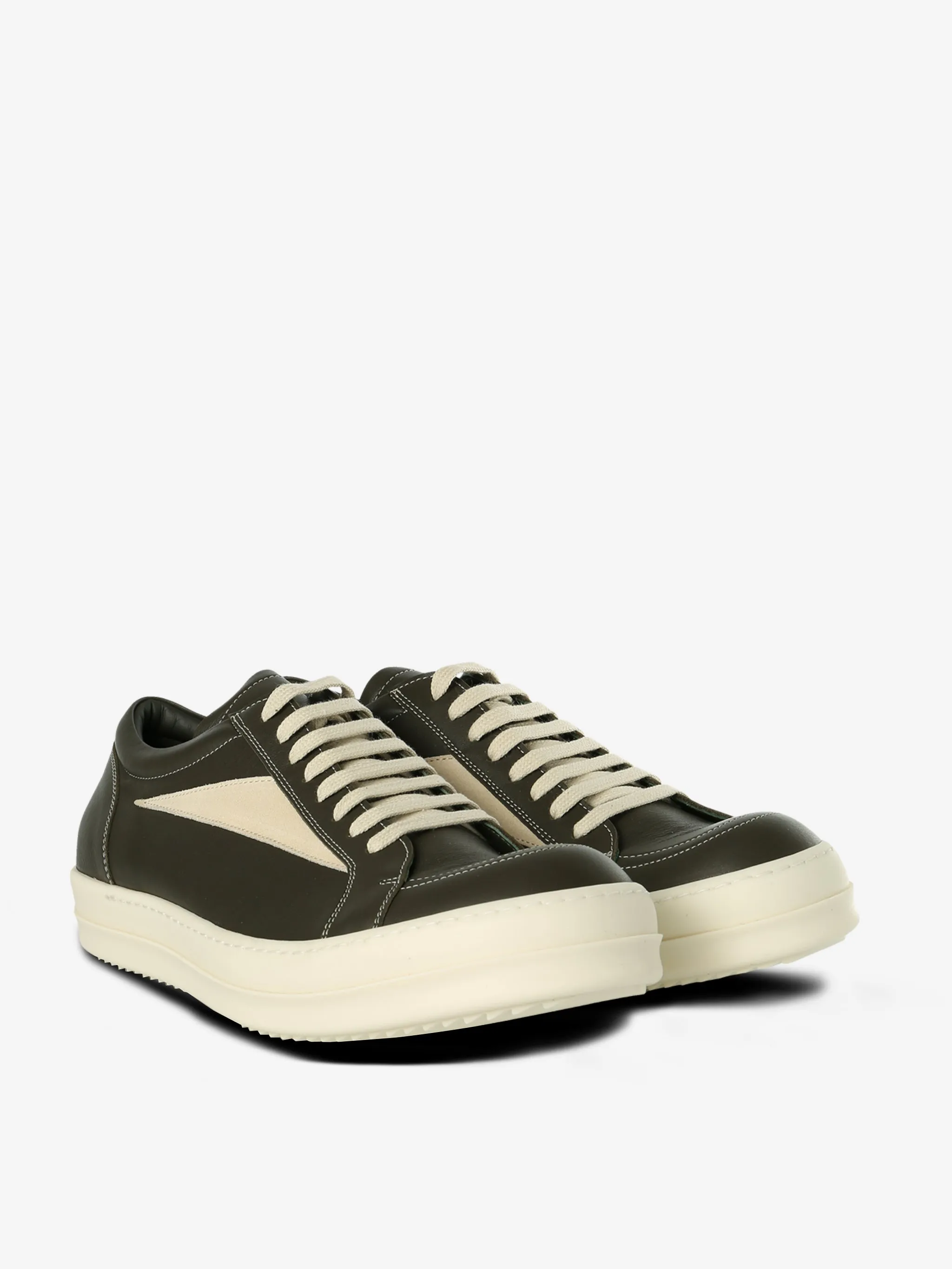 RICK OWENS - Men Scarpe In Pelle Vintage Sneakers Bapesta Sneakers