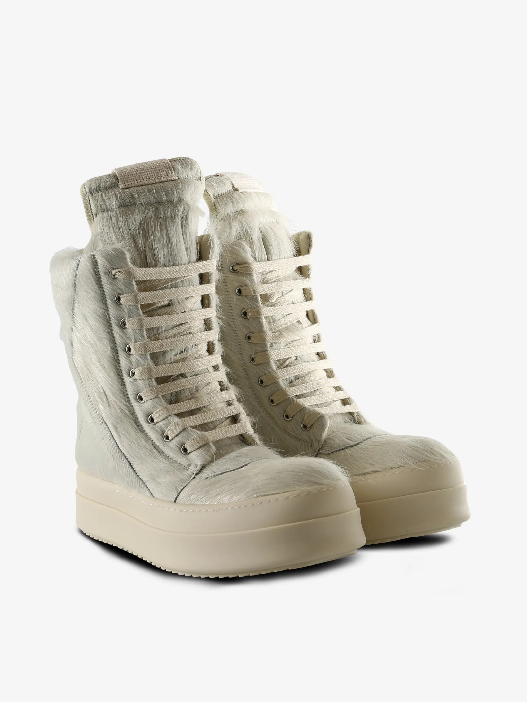 RICK OWENS - Men Scarpe In Pelliccia Megageobaskets Sneakers Platform Sneakers Sale