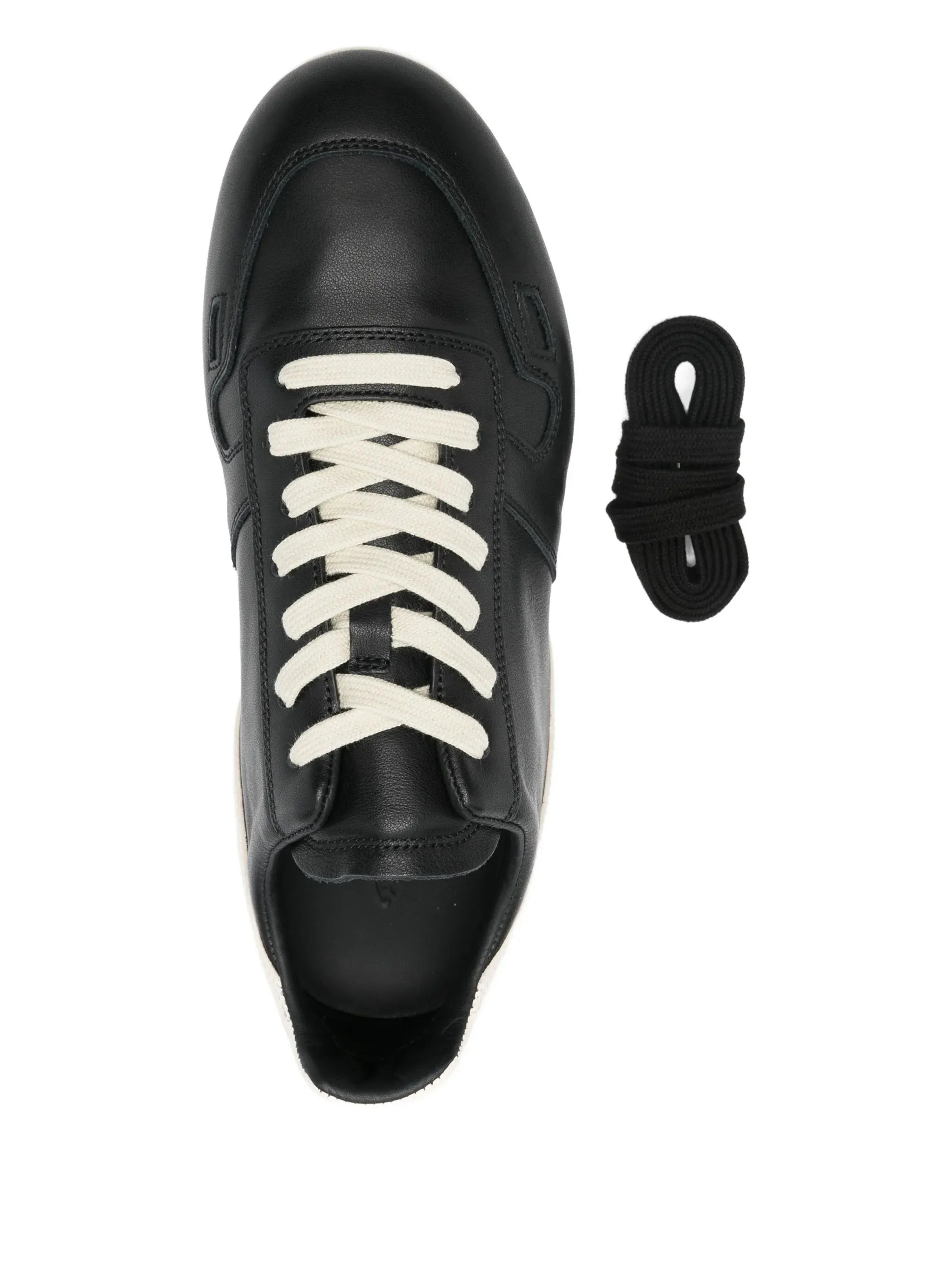 RICK OWENS - Women Leather Minimal Sneakers Blowfish Slip On Sneakers