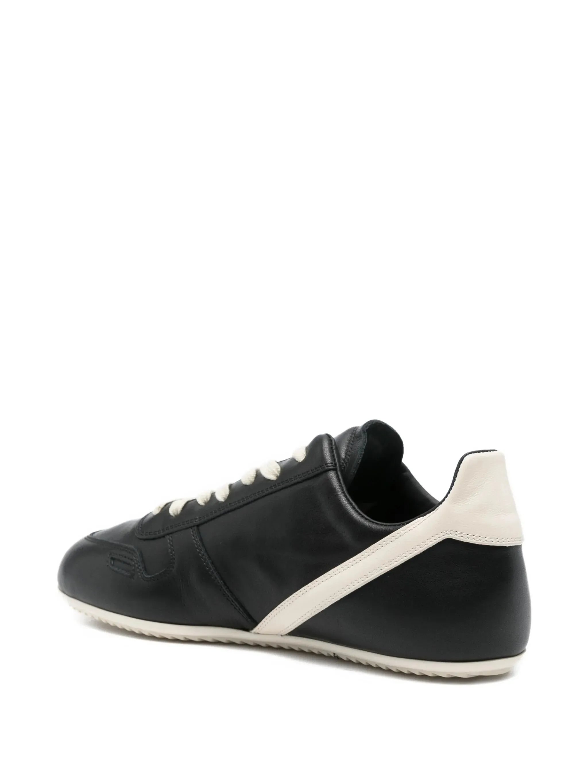 RICK OWENS - Women Leather Minimal Sneakers Flight Club Sneakers