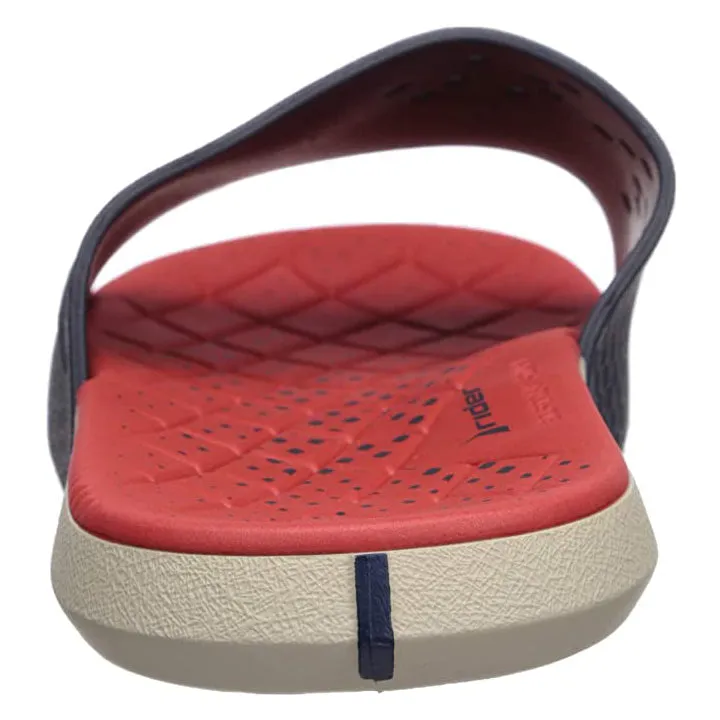 Rider Infinity Slide Sandals 82209 Beige/Blue/Red Men Waterproof Neutral Running Shoe