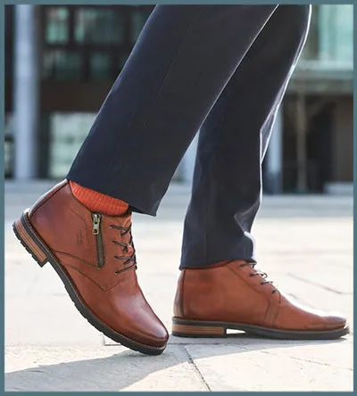 RIEKER SIMON 1409 ZIP BOOT Mexican Pointy Cowboy Boots