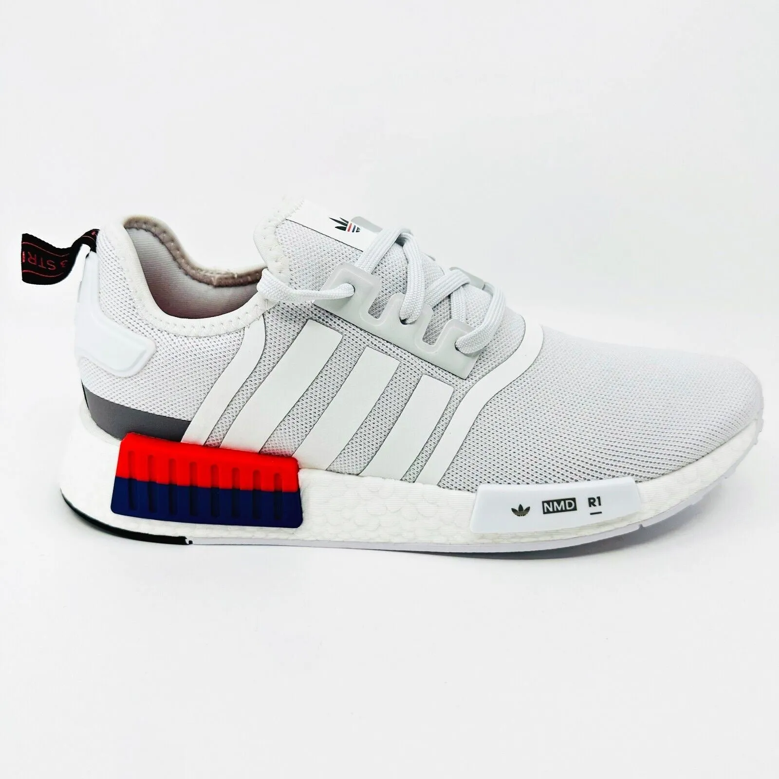 Adidas Originals NMD R1 Cloud White Bright Red Mens Running Shoes IF8028 Trail Running Shoes Waterproof