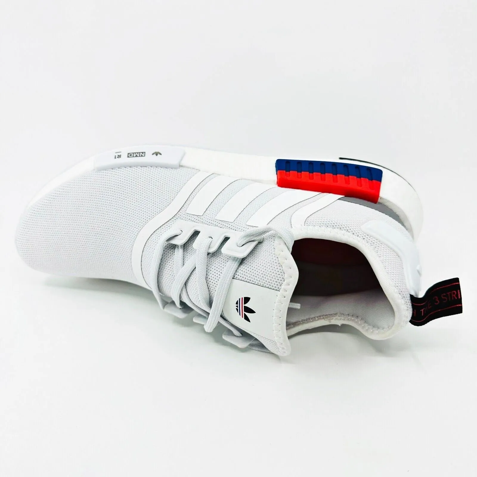 Adidas Originals NMD R1 Cloud White Bright Red Mens Running Shoes IF8028 When To Replace Running Shoes