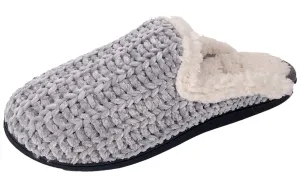 Roxoni Memory Foam Slippers for Women Plush Heels and Anti-Skid Rubber Sole Slippers High Arches