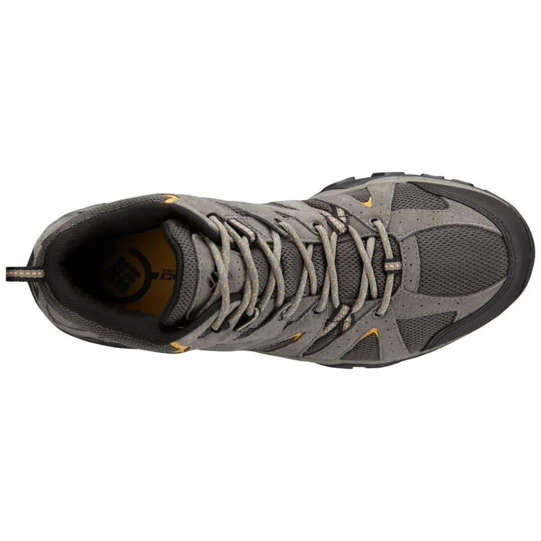 Winter Hiking Boots Spikes Columbia Men Black GRAND CANYON MID OUTDRY