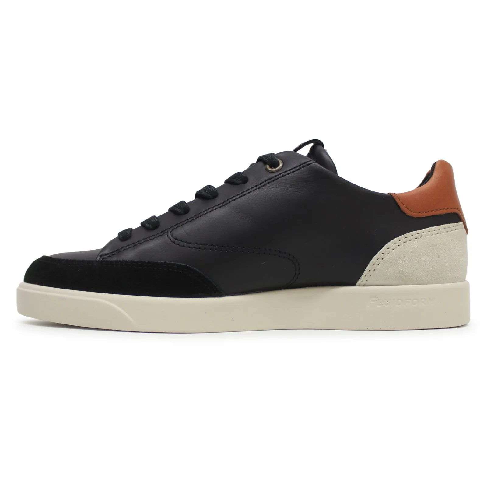 Good Running Gym Shoes Ecco Street Lite 212853 Nubuck Leather Women's Low Top Black Black Limestone Trainers