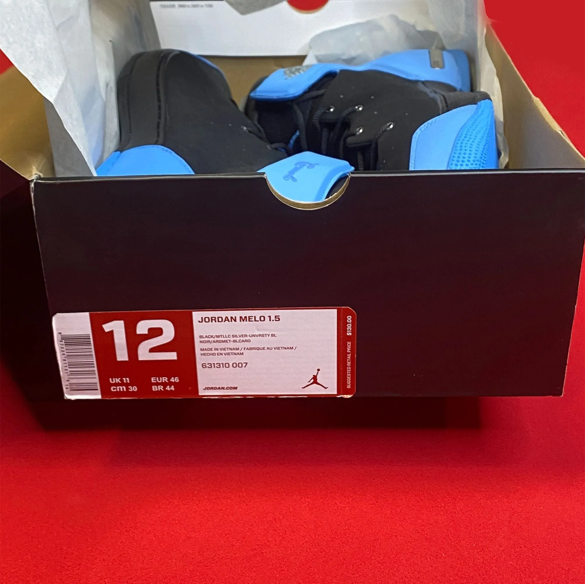 Nike Air Jordan Melo 1.5 2013 Release New Size 12 Shoes Sneakers