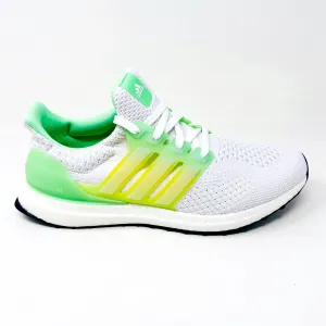 Adidas UltraBoost 5.0 DNA White Beam Green Mens Running Shoes GV8730 Best Running Shoes For Long Distance