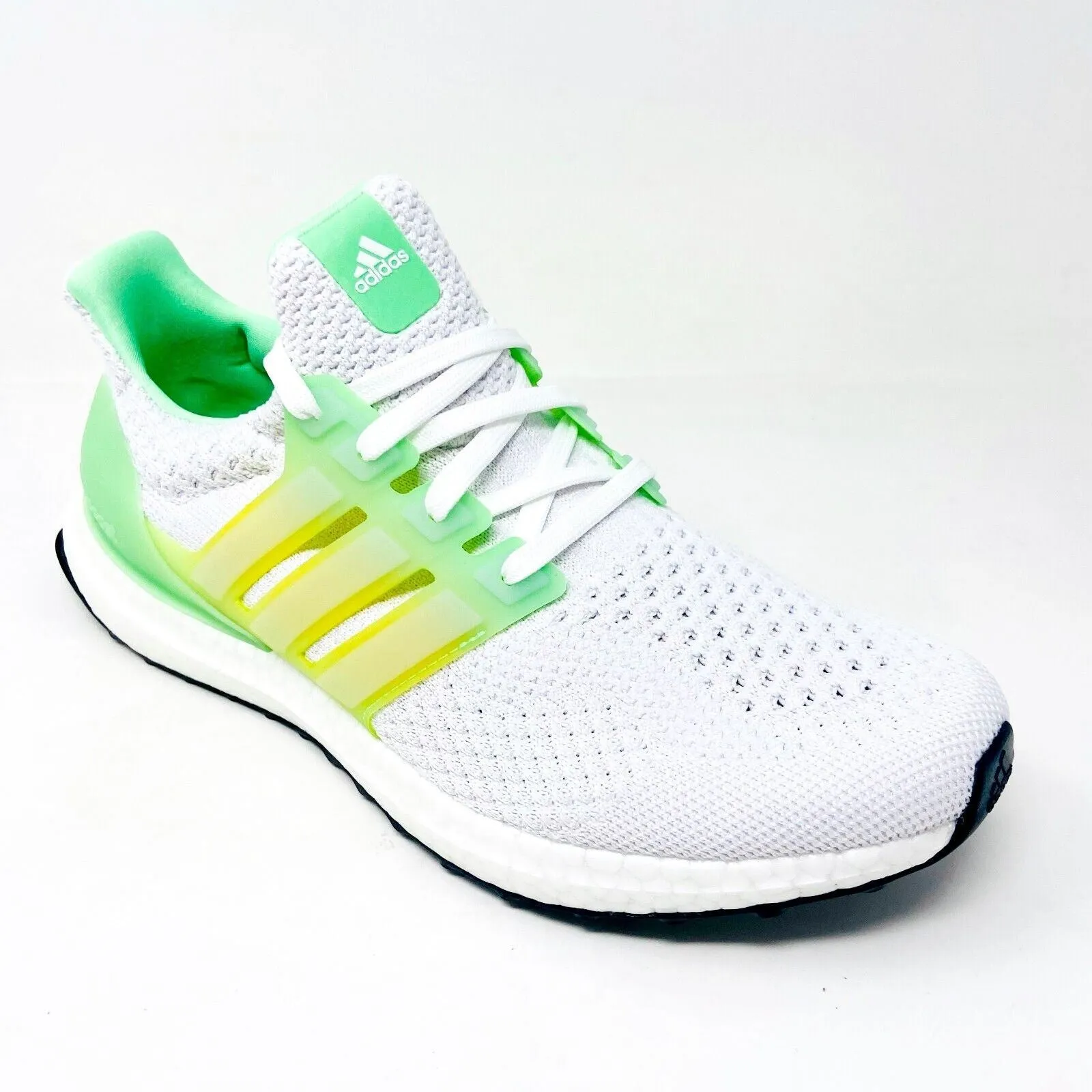 Size 17 Running Shoes Adidas UltraBoost 5.0 DNA White Beam Green Mens Running Shoes GV8730