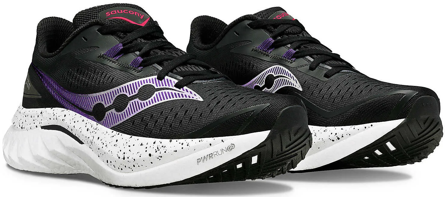 Saucony Endorphin Speed 4 Womens Running Shoes - Black Light Strike Running Shoes