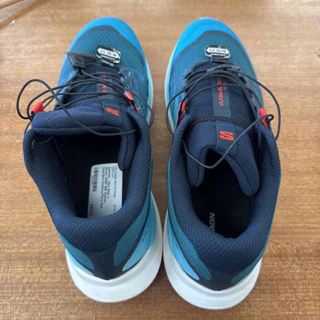 Salomon - Ultra Glide 2 Shoes- MSRP $98: Atlantic Deep/Blue Radiance/Fiery Red-unisex-11 Rock Climbing Shoes