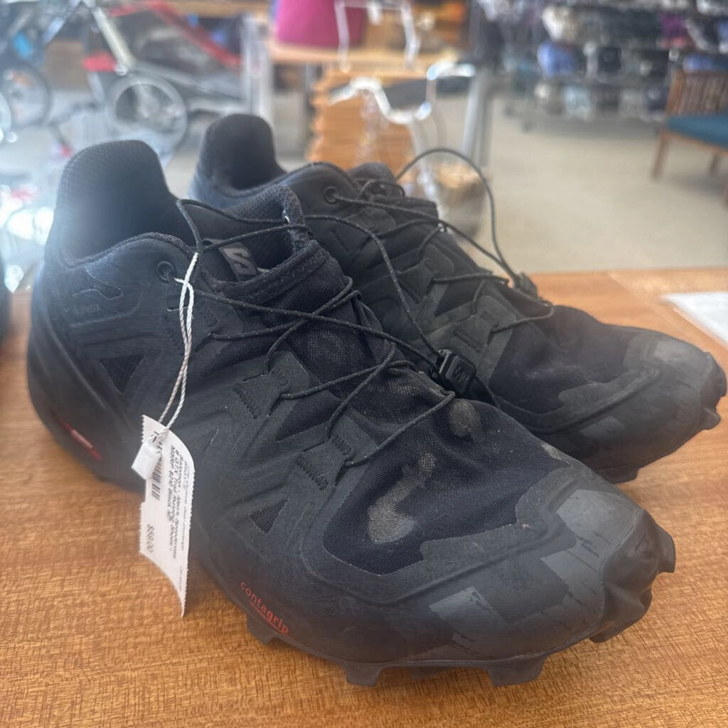 Salomon - Men's Speedcross 6 GTX Trail Running Shoes - MSRP $210: Black-men-M7 Urban Hiking Boots