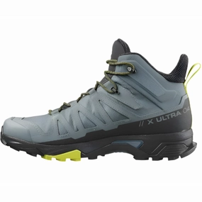 Best Boots For Hiking And Snow Salomon Men's X Ultra 4 Mid GTX Waterproof Hiking Boots  Trooper/Black/Evening Primrose
