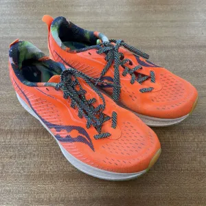 Track And Running Shoes Saucony - Men's Endorphin Speed 2 Running Shoes: Orange/Green/Blue/Beige-men-M9.5