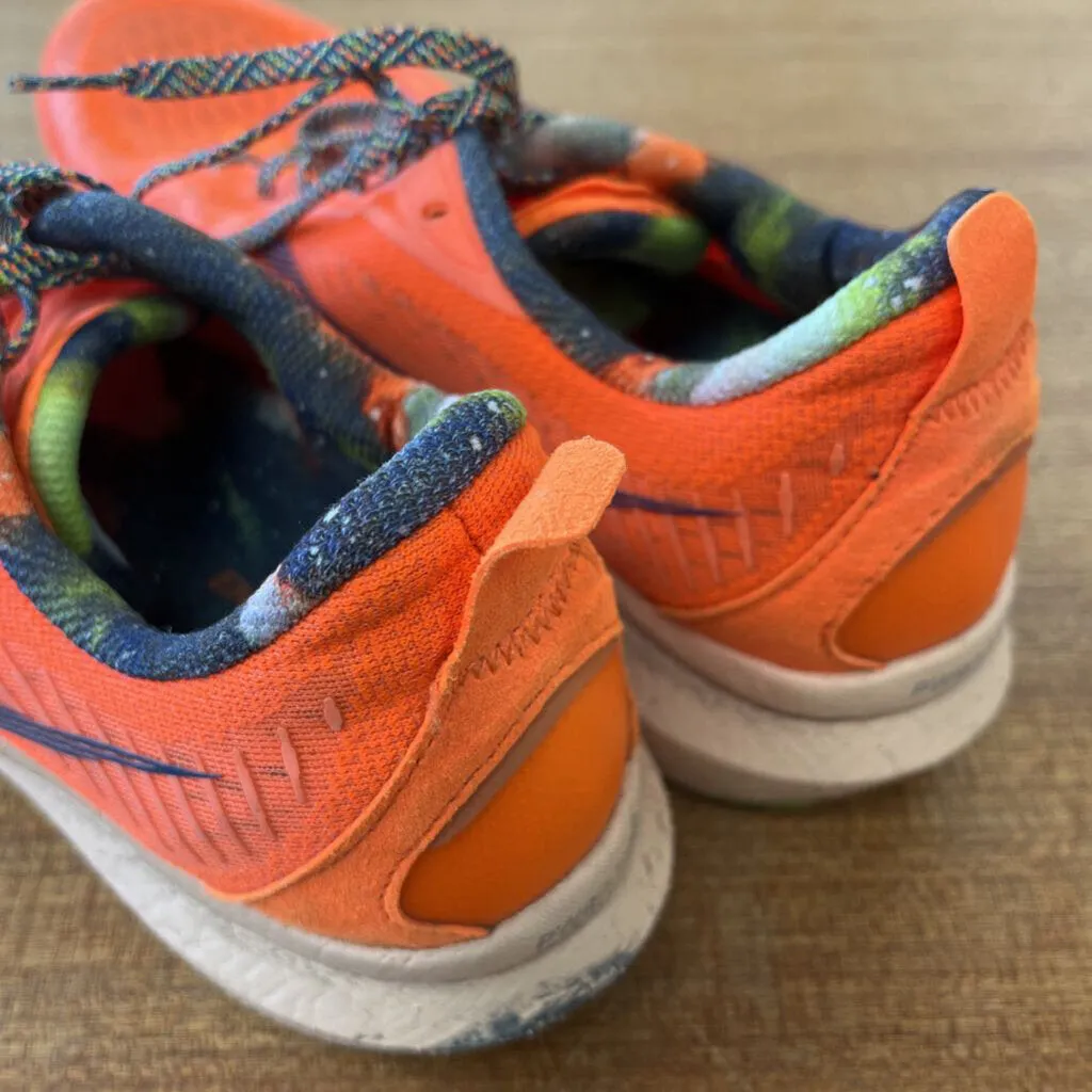 Recommended Running Shoes For Shin Splints Saucony - Men's Endorphin Speed 2 Running Shoes: Orange/Green/Blue/Beige-men-M9.5