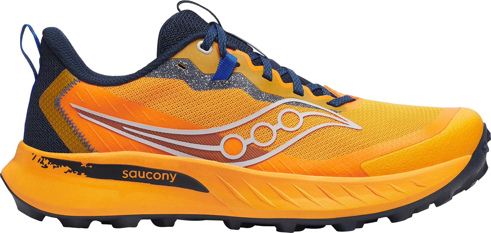 Saucony Peregrine 15 Mens Trail Running Shoes - Orange Best Durable Trail Shoes