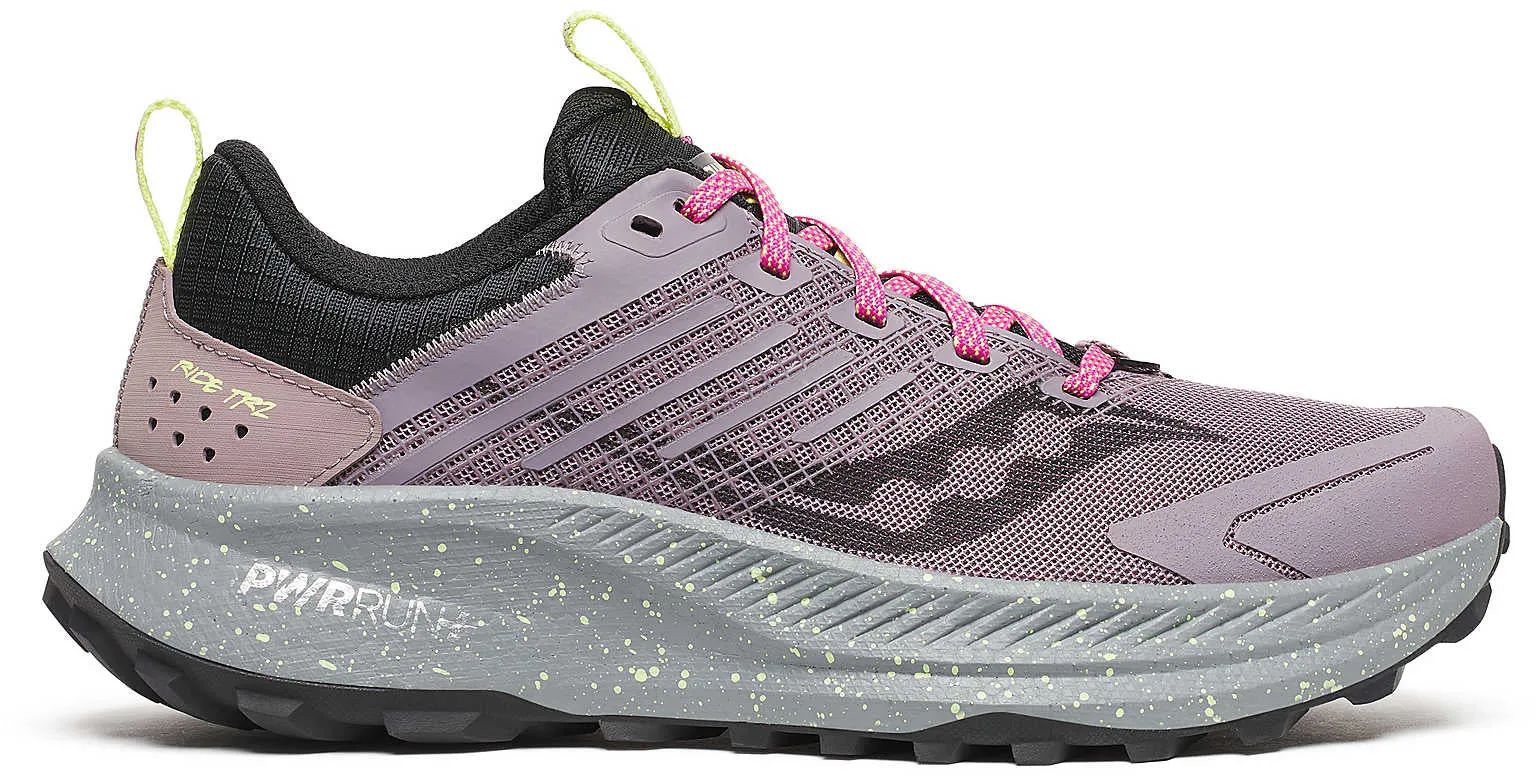 Trail Shoes With Arch Support Saucony Ride TR2 Womens Trail Running Shoes - Purple