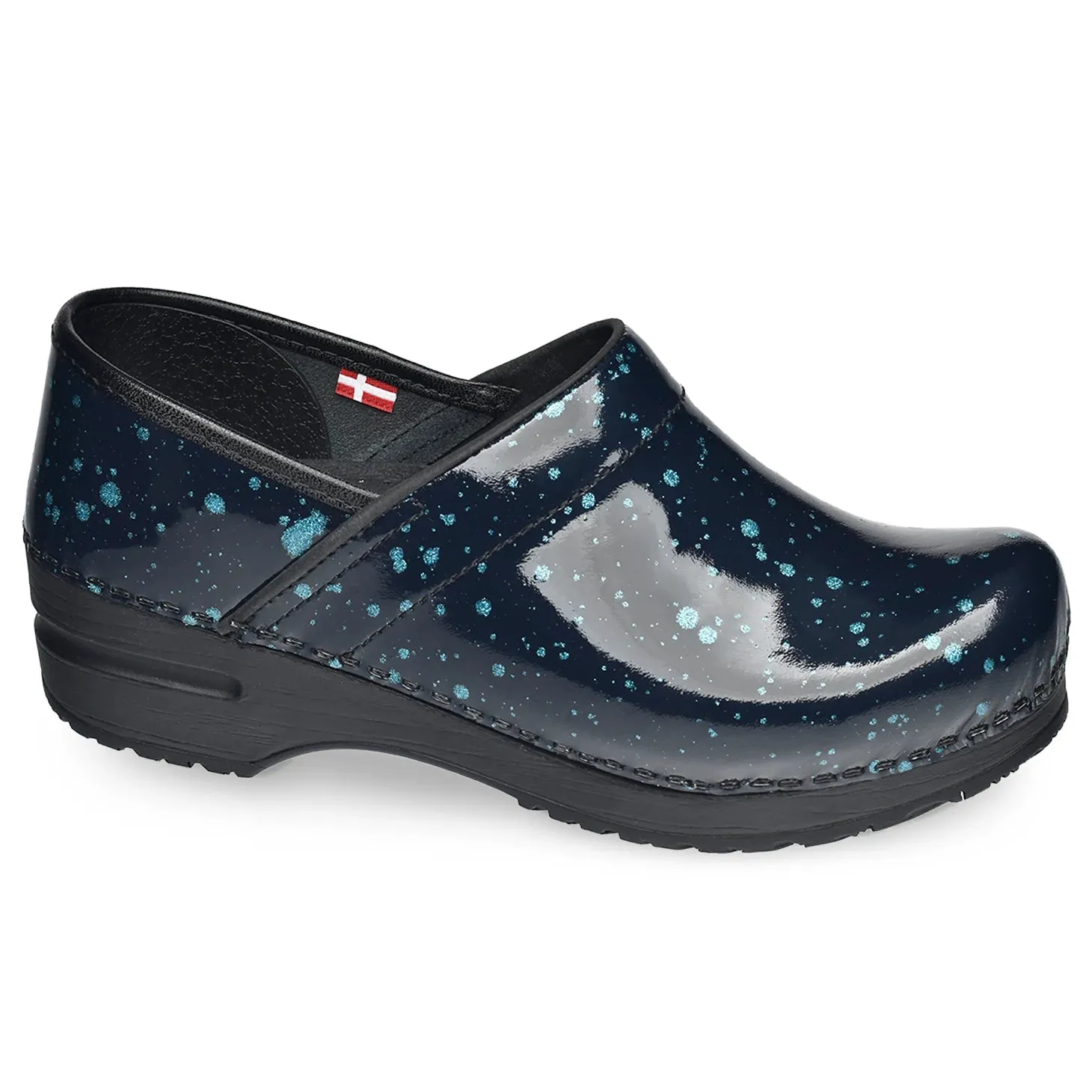 Misfit Womens Slip Resistant Clog Chunky Oxfords