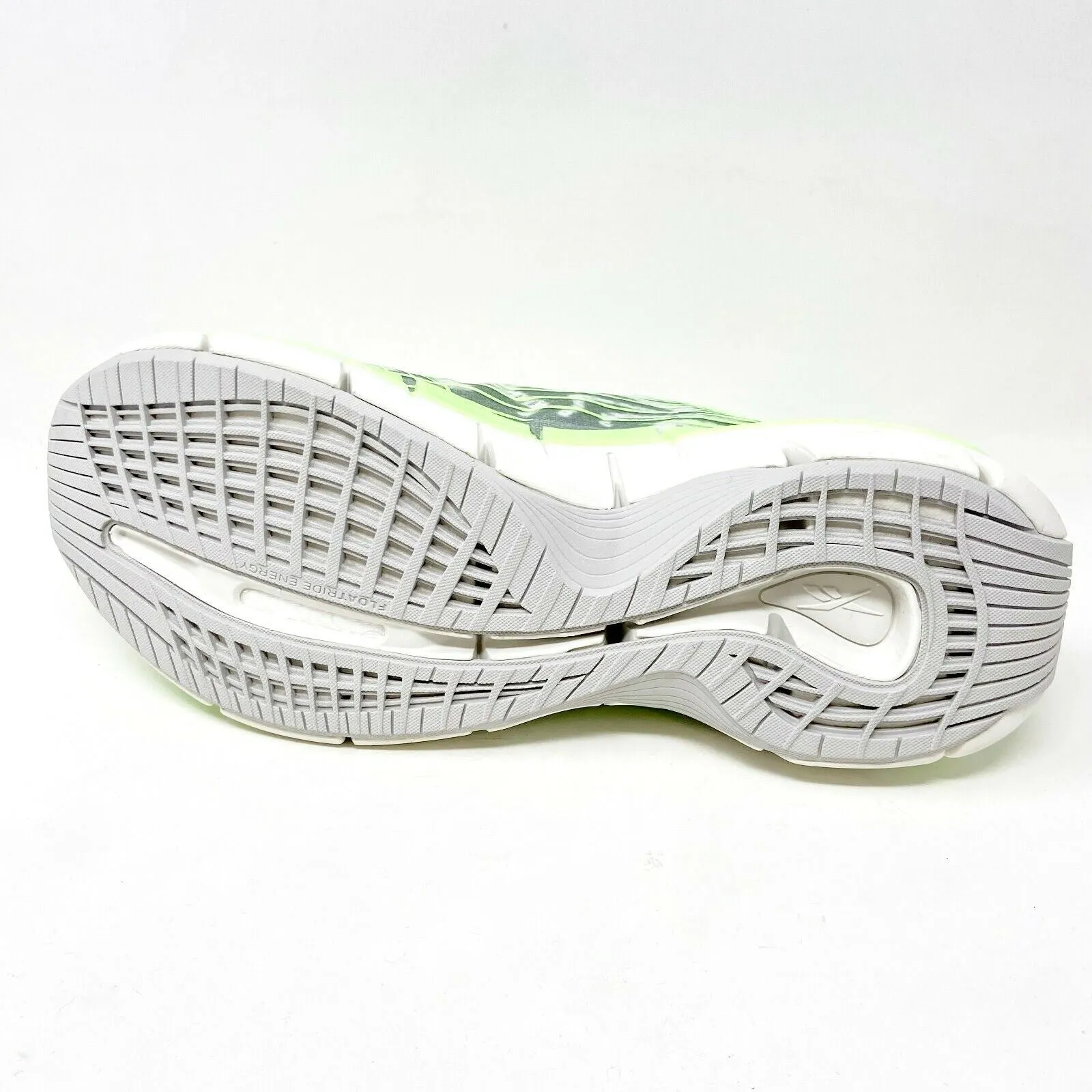 Reebok Zig Kinetica II Pure Grey Neon Mint Mens Running Shoes FY7744 Clip Art Running Shoes