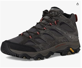 Hiking Boots Rubbing Back Of Ankle Merrell Men's Moab 3 Mid Waterproof Hiking Boots, Beluga