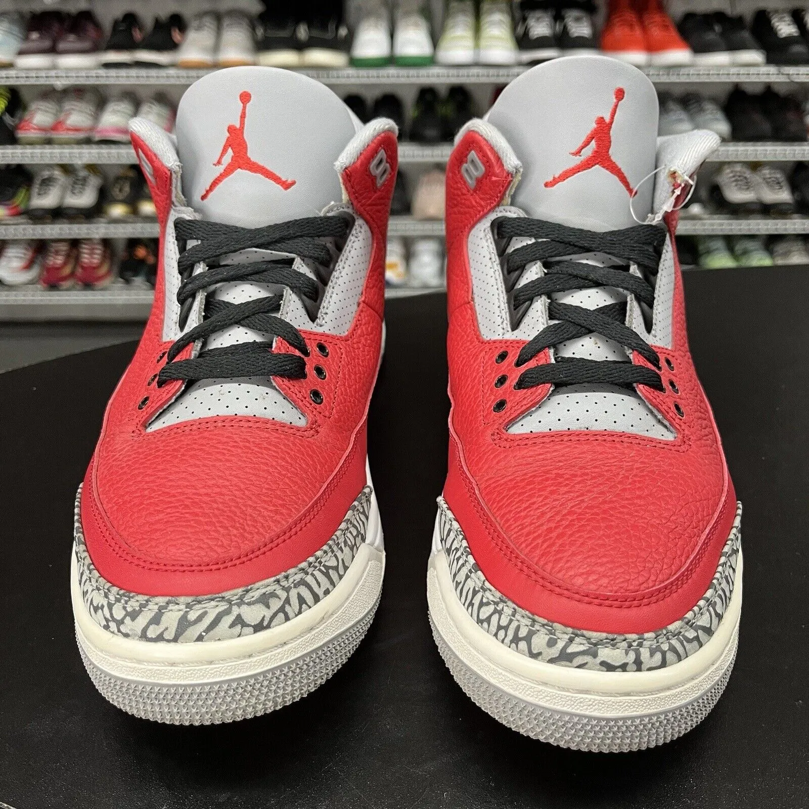 Nike Air Jordan 3 Retro SE Unite Fire Red CK5692-600 Men's Size 11.5 Sneakers With Wedge Heels