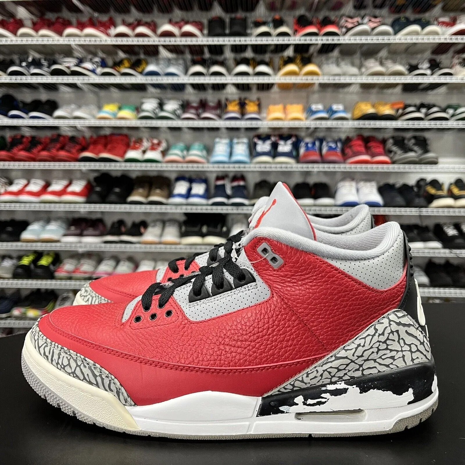 Nike Air Jordan 3 Retro SE Unite Fire Red CK5692-600 Men's Size 11.5 Minnie Mouse Light Up Sneakers