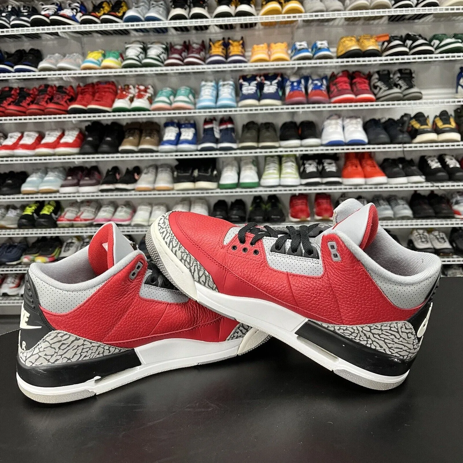 Cole Hahn Sneakers Nike Air Jordan 3 Retro SE Unite Fire Red CK5692-600 Men's Size 11.5