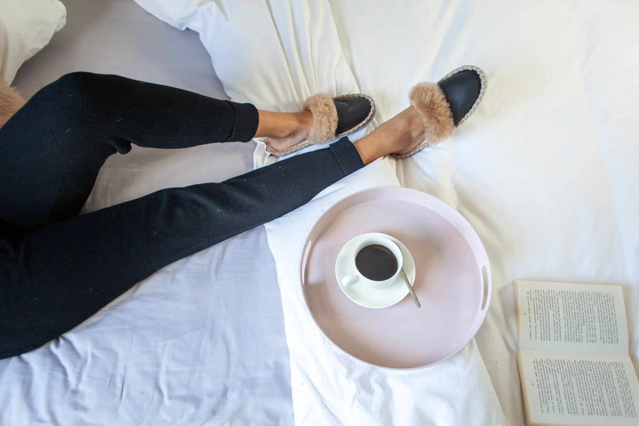 Sheepskin Mules - Brown Beachwear Slippers