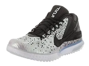 Nike Men's Trout 3 Turf Wolf Grey/Black/Multi/Color Training Shoe 12 Men US Weight Of Badminton