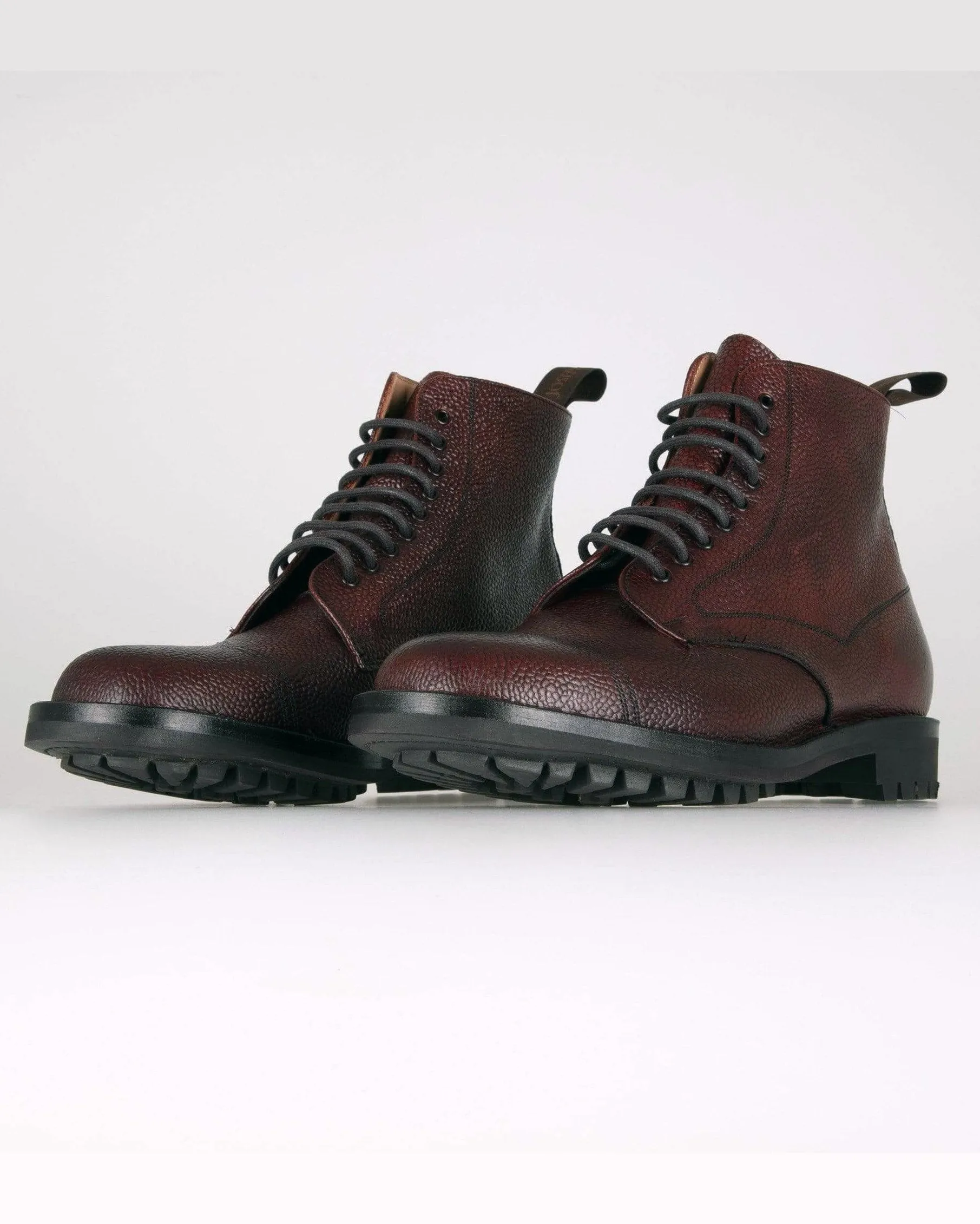 Cheaney Pennine II R Country Derby Boot - Burgundy Grain Leather Trendy Snow Boots