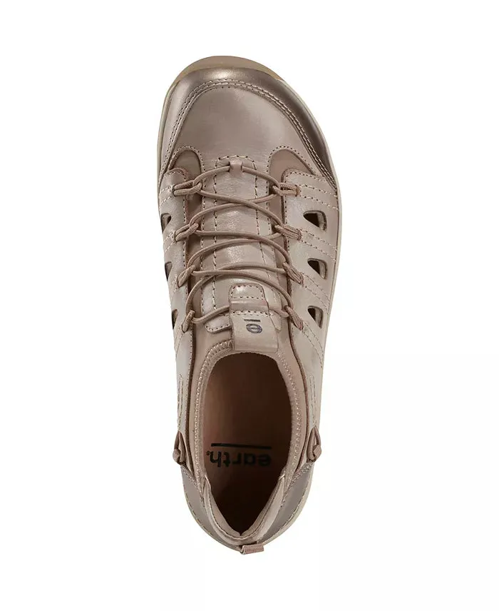 Earth Womens Kara Goodall Leather Shoes - Khaki Sneakers Balenciaga