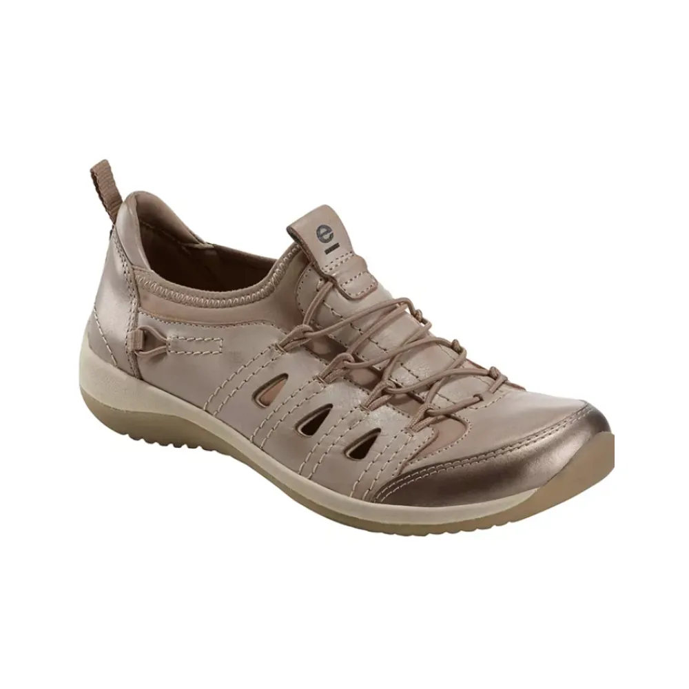 Golden Goose Sneakers Earth Womens Kara Goodall Leather Shoes - Khaki