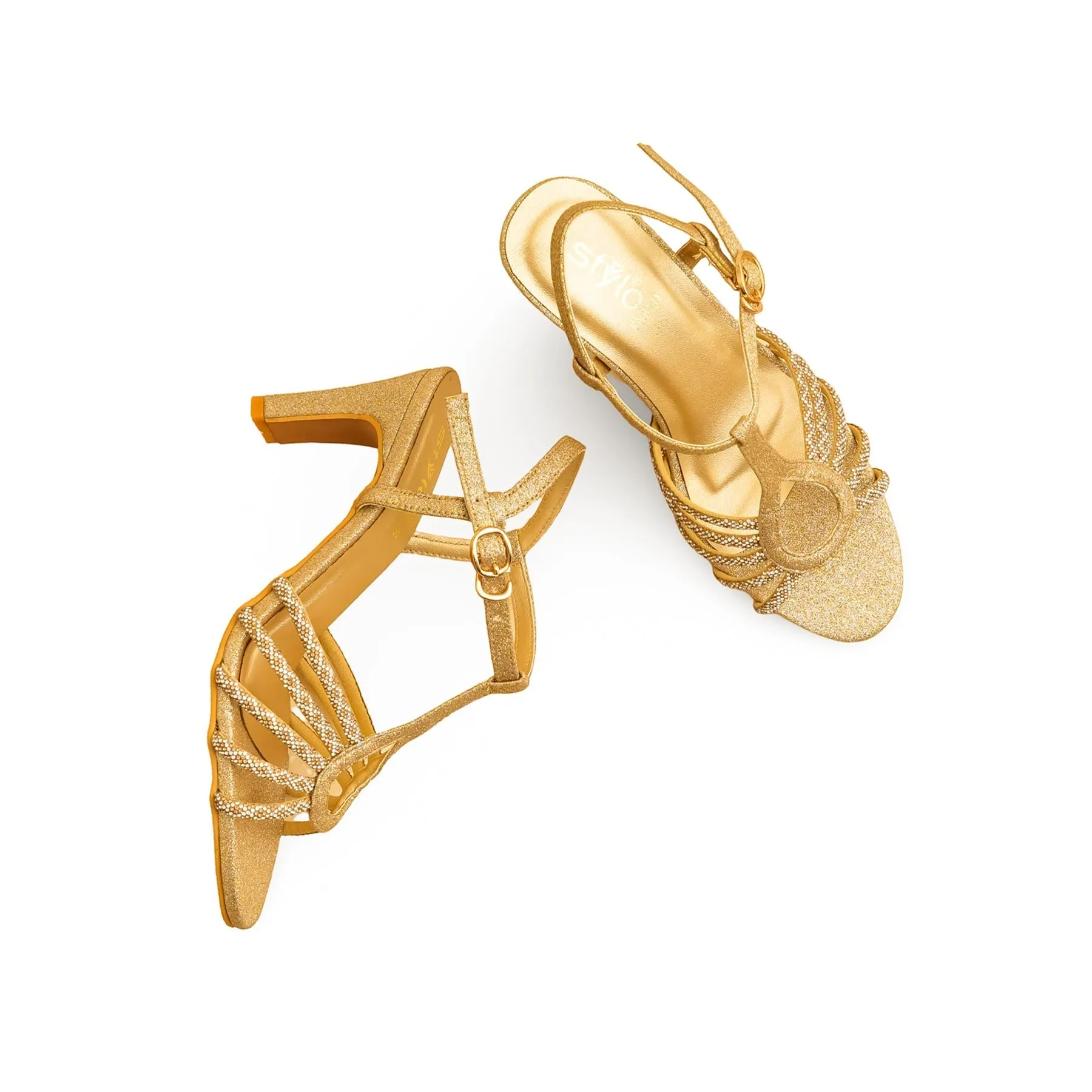 Golden Fancy Sandal For Ladies FN6131 Mama Bear Slippers