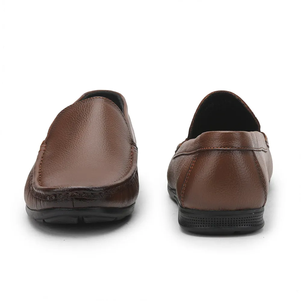 Fortune (Tan) Casual Loafer Shoes For Men HOL-106 By Liberty Running Shoes Vs