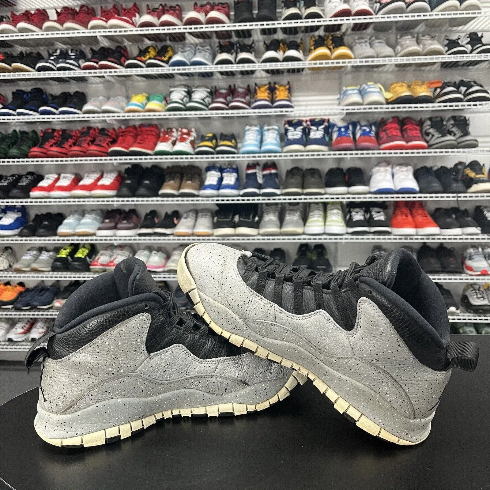 Mm6 Maison Margiela Sneakers Nike Air Jordan 10 Retro Light Smoke Grey 310805-062 Mens Size 11 No Insoles