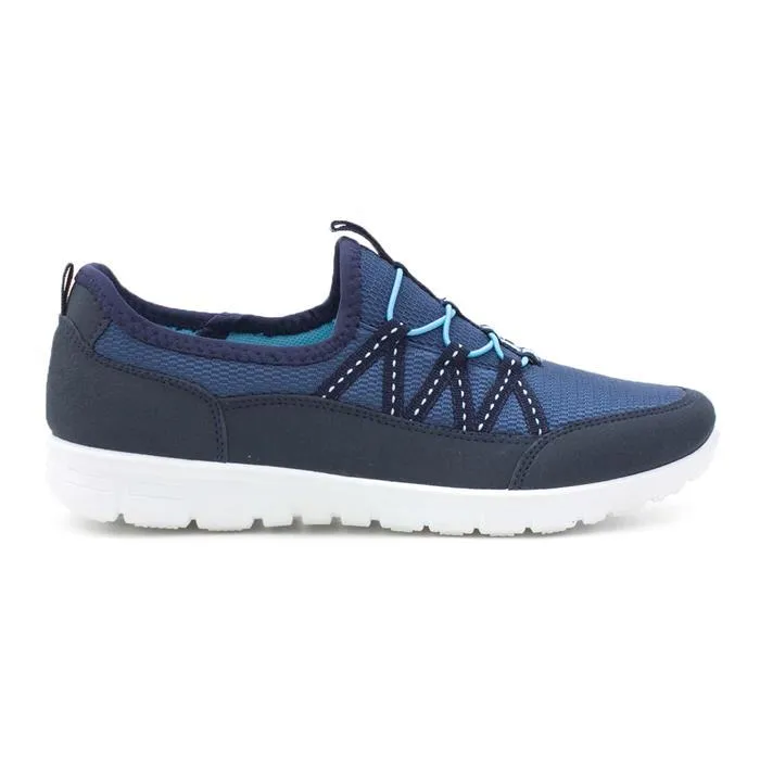 Casual Shoes Wide Sizes Podium Unisex Navy Lightweight Casual Trainers