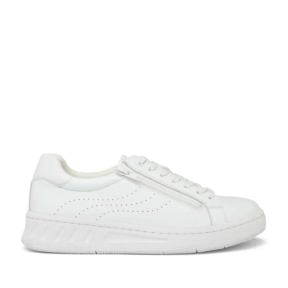 Clear Flat Shoes HUSH PUPPIES SPIN WHITE