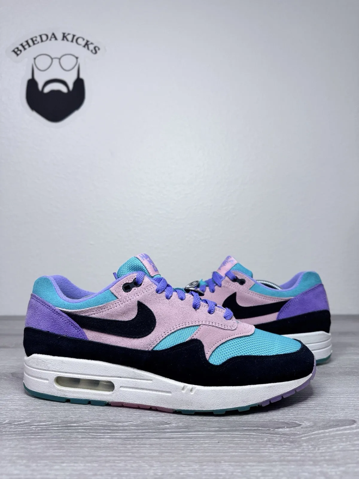 Size 10.5 - Nike Air Max 1 Have A Nike Day BQ8929-500 Men Preowned Authentic Sneakers Shop Near Me
