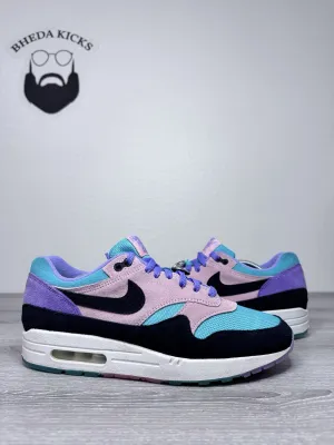 Size 10.5 - Nike Air Max 1 Have A Nike Day BQ8929-500 Men Preowned Authentic Best Weight Training Sneakers