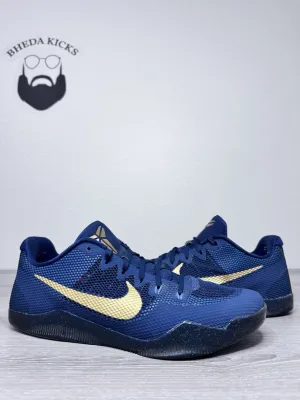 Size 13.5 - Nike Kobe 11 XI EM Low Philippines Men Navy Gold (836183-447) Dc Sneakers Shoes