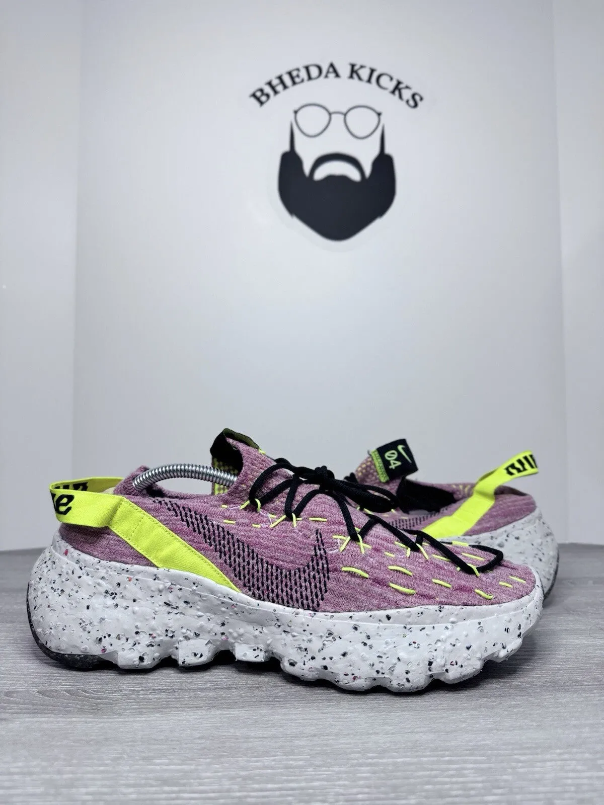 Size 13W / 11.5 Men - Nike Space Hippie 04 Light Arctic Pink 2020 CD3476-700 Impact Sneakers