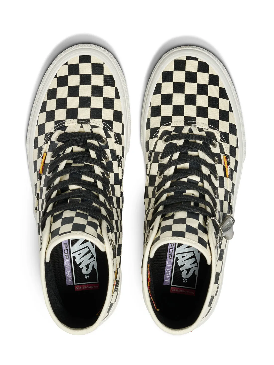 Evolution Of Skate Shoes Vans Skate AA Authentic Hi - Checkerboard